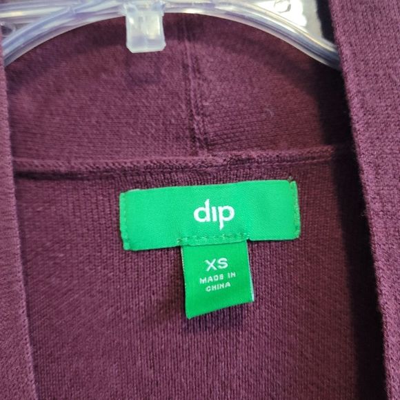 Dip Maroon Long Cardigan size xs - Picture 3 of 4